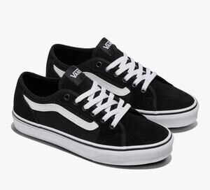 Vans Filmore Decon low top black suede/canvas sneakers Men's size 7.5 NWOT